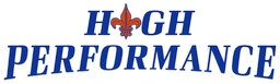 High Performance Volleyball banner logo