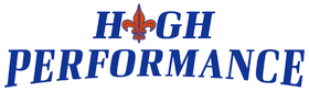 High Performance Volleyball banner logo